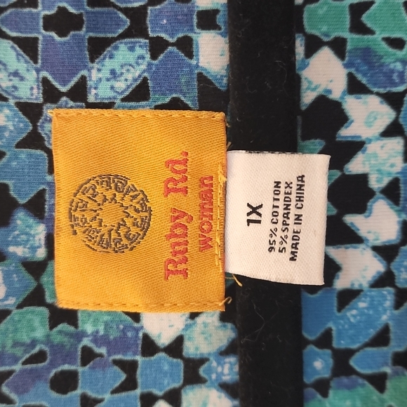 Ruby Rd. Colorful beaded shirt size 1X - Picture 2 of 9